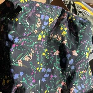 Victoria's Secret Black Floral Tote